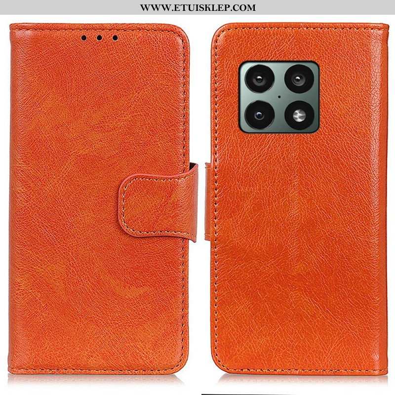 Etui Folio do OnePlus 10 Pro 5G Dwoina Skóry Nappa